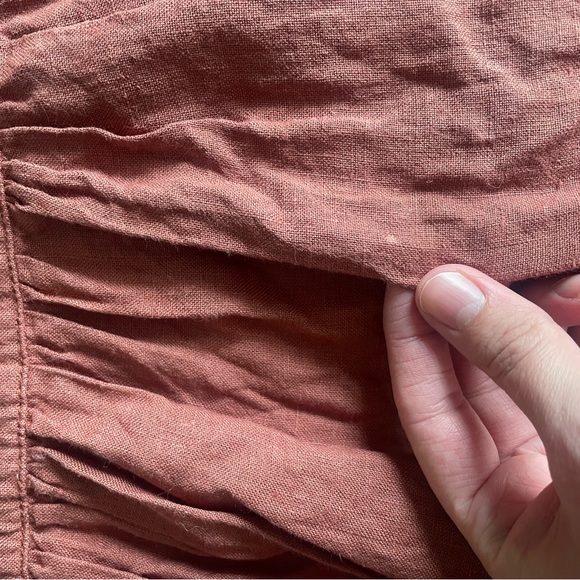 Linen smock dress - Picture 7 of 7